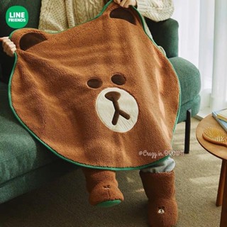 พรีออเดอร์ 3-5  อาทิตย์ -- Floofy Hug Brown Blanket &amp; Pouch Bag