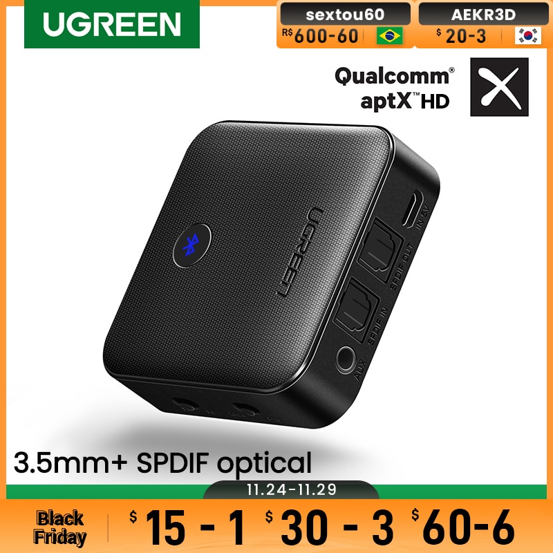 UGREEN Bluetooth RCA Receiver AUX Bluetooth Receiver Adapter 5.1 AptX L Wireless Audio Music Adapter For Car 35mm Old Stereo Receiver I365647677 - View #10