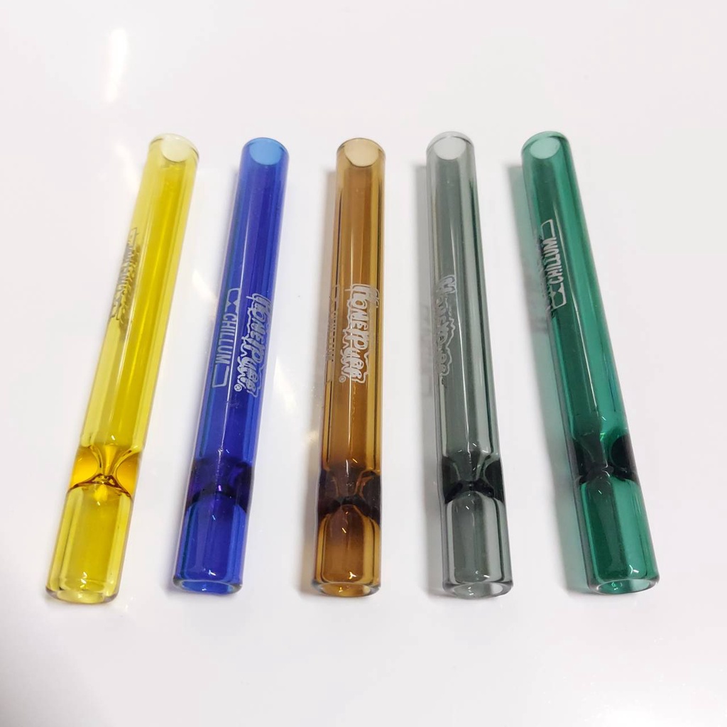 หลอดแก้วสีสวย chillum