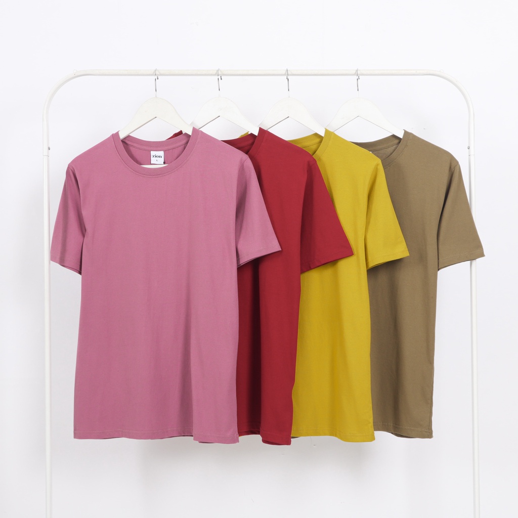 เสื้อยืด ZION PLAIN REGULAR 100% COTTON COMBED 24s PREMIUM