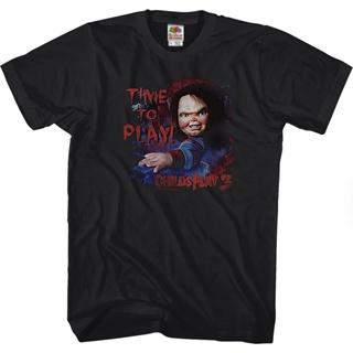 Time To Play Childs Play T-Shirt เสื้อยืดน่ารักๆ เสื้อยืด oversize