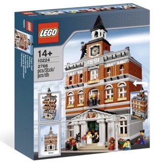 (พร้อมส่ง) Lego 10224 Town Hall เลโก้ของใหม่ ของแท้ 100%