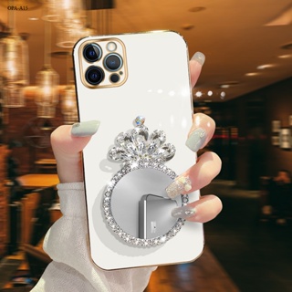 OPPO A15 A15S A7 A5S A12 A12S A9 A5 A31 A12E A53 A33 A74 A92 A52 2020 4G 5G เคสออปโป้ สำหรับ Case Makeup Mirror เคส เคสโทรศัพท์ เคสมือถือ Soft Cases