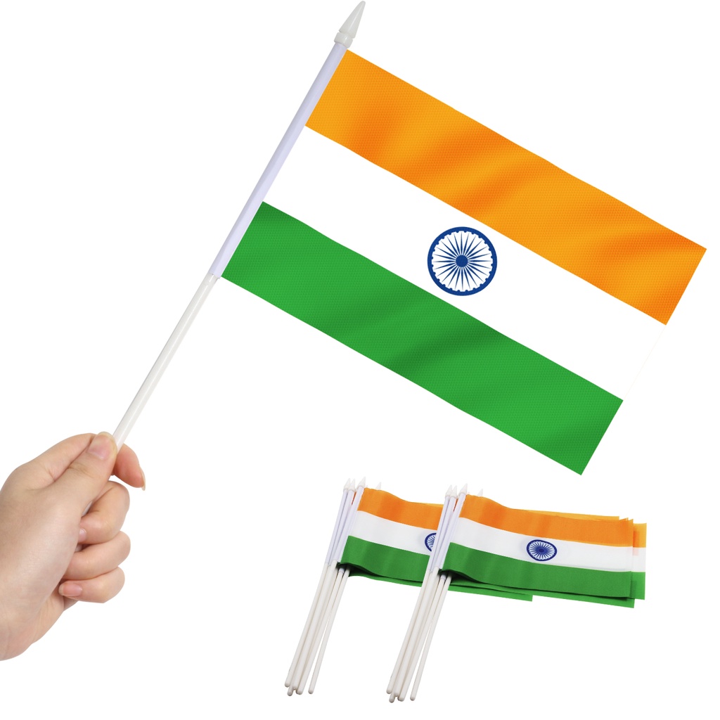 Anley India Mini Flag 12 Pack - 5.58 นิ้ว