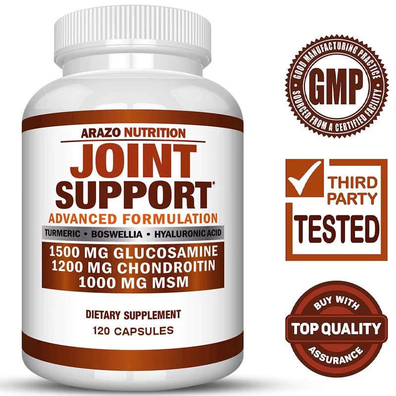 Glucosamine Chondroitin ขมิ้น Msm Boswellia - Joint Relief Support อาหารเสริม 60/120 แคปซูล