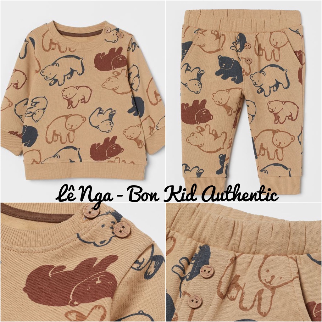 [FORM TO] ชุดสักหลาดผ้าฝ้าย HM JAPAN ของแท้ ขนาดตั้งแต่ 4-6m TO 1.5-2y