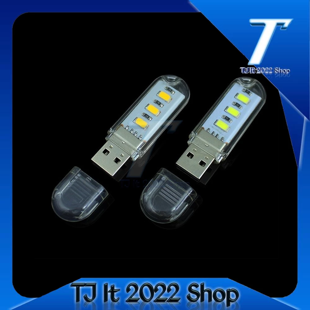 Mini USB LED Night Light 3 LED / 8 LED Warm White thumbnail 3