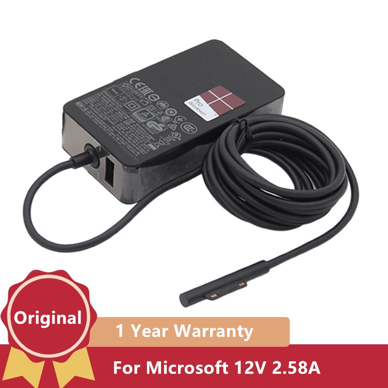 เปลี่ยน Wall Charger Power AC Adapter 36W 12V 2.58A Pro3 Pro4 core i5 1631 1724 1625 สําหรับ Microso