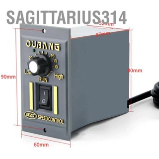 BSagittarius314 สวิตช์ควบคุมความเร็วมอเตอร์ Ac 1 แถว 6 Pin Cw Ccw อุปกรณ์เสริม