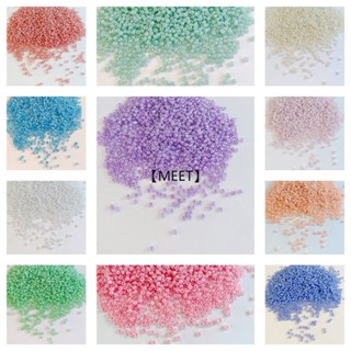 【MEET】{Random Delivery} โปรโมชั่นร้าน 5 กรัม/ถุง Macaron Symphony Cream Millet Beads DIY Beaded Loose Accessories