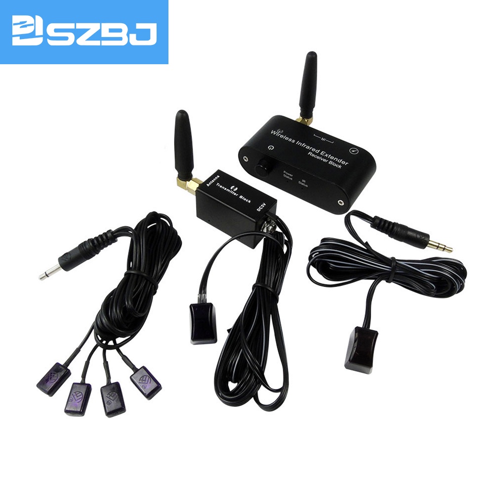 BSZBJ Wireless IR Repeater, Repeater System Kit Extender,Remote Control