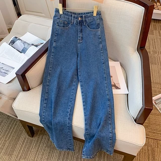 💥มีไซซ์ S-3XL💥New กางเกงยีนส์ทรงหลวมสไตล์เกาหลี เอวสูง หลากสี ทรงสวย กางเกงใส่สบาย ยอดนิยม