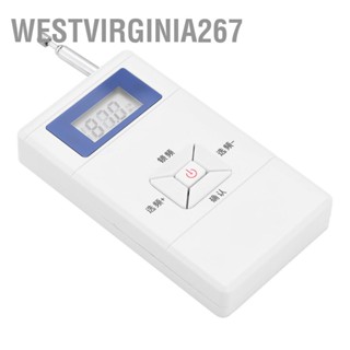 BWestvirginia267 อะแดปเตอร์แปลงสัญญาณเสียงสเตอริโอ Fm ไร้สาย แบบพกพา 70Mhz ~ 108Mhz