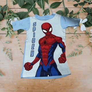 เสื้อเด็ก มนุษย์แมงมุม marvel spiderman เด็ก1-5ขวบ