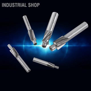 Industrial Shop ดอกสว่านเคาน์เตอร์ซิงค์ M3-M8 4 ฟลุต Hss-Al 5 ชิ้น