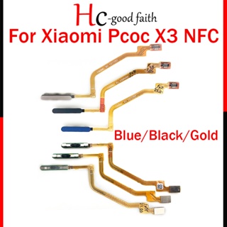 ใหม่ เมนบอร์ดเซนเซอร์สแกนลายนิ้วมือ คุณภาพสูง แบบเปลี่ยน สําหรับ Xiaomi Poco X3 NFC X3 Pro M4 Pro 4G