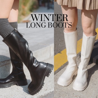 Winter Long Boots (สินค้าพร้อมส่งบางไซส์  สินค้าหมดแล้วหมดเลย✨)
