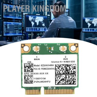 Player Kingdom การ์ดเครือข่ายไร้สาย Dual‐Band 300M 2.4 + 5G Wifi Pci‐E สําหรับ Intel Advanced‐N Wimax 6250