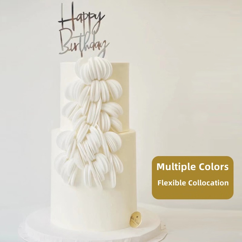 กระดาษเวเฟอร์สีขาวกระดาษข้าวเหนียวกระดาษตกแต่งเค้กยอดนิยมหลากหลายกระดาษเวเฟอร์เค้กสร้างสรรค์กระดาษข้าวเหนียวบางหนาประเภทแผ่นตกแต่งเค้ก