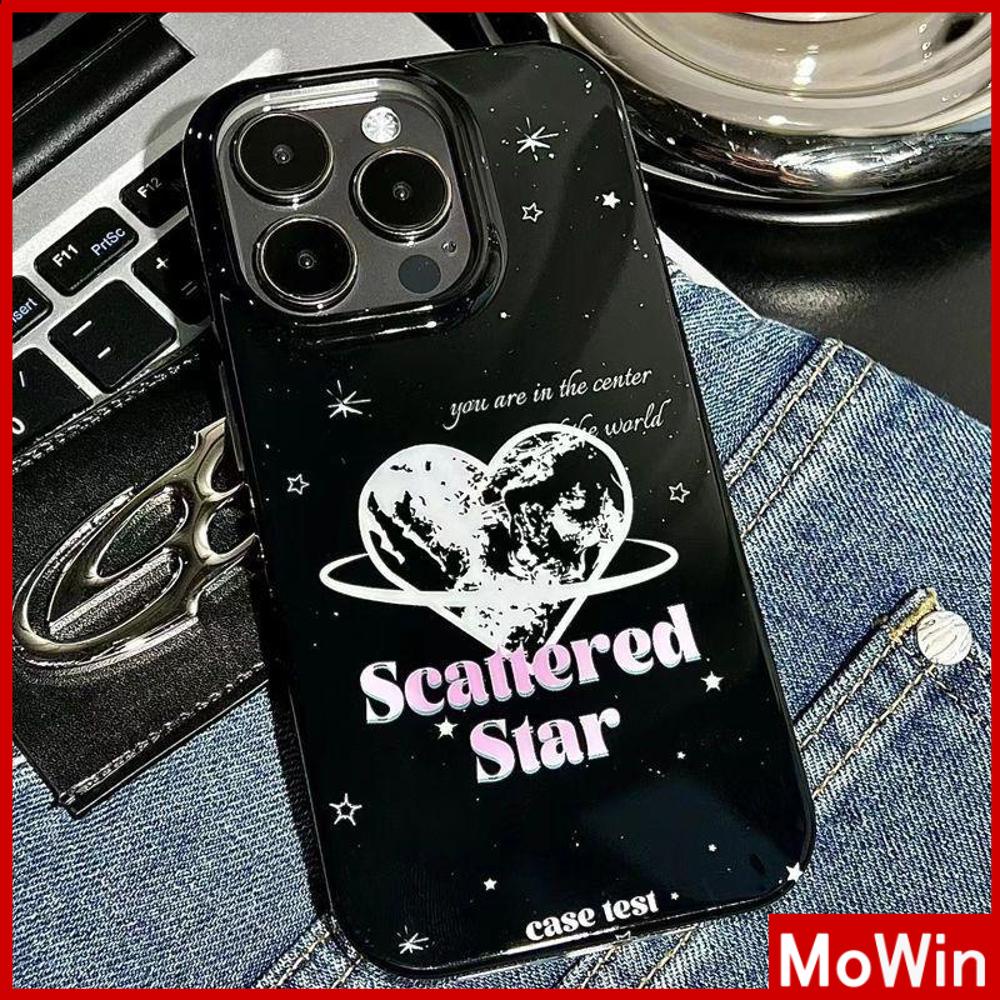 Mowin - เข้ากันได้สำหรับ 15 สำหรับ 14 Pro Max เคส iPhone เจลลี่ TPU เคสนิ่ม เงากันกระแทกกล้องป้องกัน Planet สำหรับ iPhone 13 Pro max 12 Pro Max 11 Pro max xr xs max 7Plus 7 8