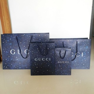 ถุง gucci แท้ 💯% ถุงกระดาษ gucci ถุงแบรนด์ gucci