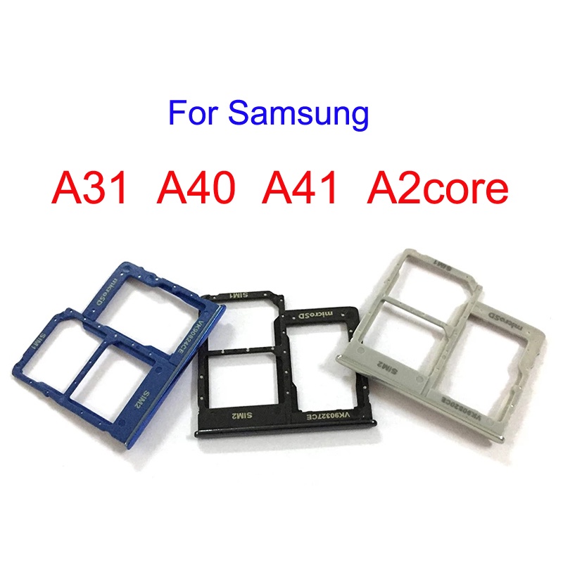 ถาดใส่ซิมการ์ดสําหรับ Samsung A31 A40 A41 A2 Core