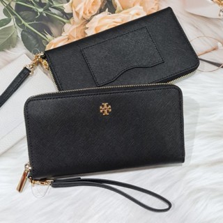 ★ New ของแท้ 100% กระเป๋าสตางค์ คล้องข้อมือ Tory Burch  Wristlet  zip wallet