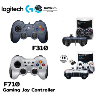 COINSคืน15%⚡FB9JMZV6⚡ LOGITECH F310 F710 WIRELESS GAMEPAD จอยเล่นเกมแบบไร้สาย จอยเล่นเกมมีสาย CONTROLLER ประกัน 3 ปี