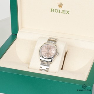 ROLEX DATEJUST 31MM PINK SILVER STAINLESS