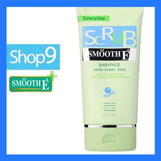 SMOOTH E BABYFACE SCRUB FOAM 4 OZ. (120 G.)สมูท อี เบบี้เฟส สครับ โฟมสครับ