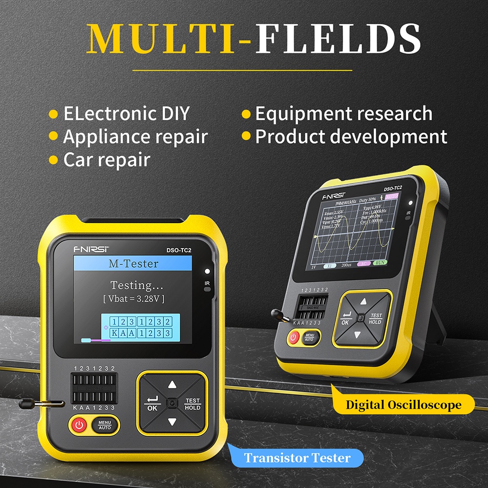 Atc Inch Tft Color Screen Digital Oscilloscope Lcr Meter In