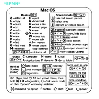 Epmn&gt; สติกเกอร์ ไกด์คีย์บอร์ด Windows+ Word/Excel/Adobe Photoshop 30 ชิ้น