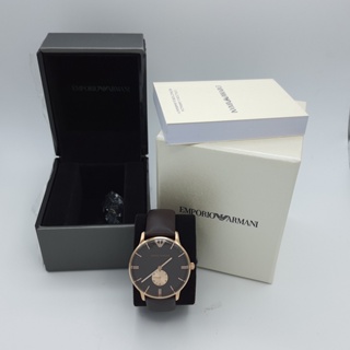 นาฬิกา EMPORIO ARMANI MENS AR0383 RETRO 40 MM พร้อมกล่อง (ใหม่)