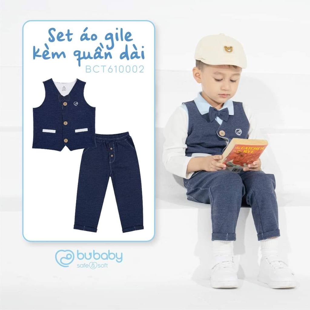 [ของแท้] BUBABY - Dude Vest Set / Dude Vest Body สําหรับเด็กผู้ชาย