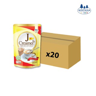 ครีมเทียม สูตรเจ ตรา J-Creamer ขนาด 450 กรัม (ยกลัง บรรจุ 20 ถุง)