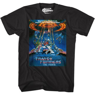 Movie Poster Transformers T-Shirt เสื้อยื เสื้อทหาร