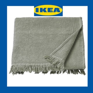 IKEA - อิเกีย ผ้าขนหนู/ผ้าเช็ดตัว ผ้าฝ้าย VALLASÅN วาลลาซง สีเขียวอ่อน ขนาด70x140 ซม.