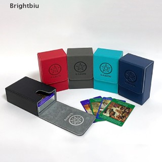 [Brightbiu] กล่องเก็บไพ่ทาโรต์คู่หนัง PU เกมกระดานโป๊กเกอร์กรณีสํารับกล่องไพ่ [th]