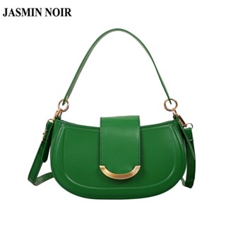 Jasmin NOIR กระเป๋าสะพายไหล่ กระเป๋าถือ หนัง PU สําหรับสตรี