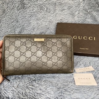 กระเป๋าเงิน Gucci Guccissima travel wallet