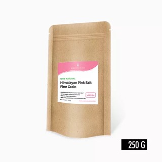 เกลือชมพู Himalayan เกรด A+++ ขนาดบรรจุ 250 กรัม ชนิดละเอียด Dark Pink Himalayan Salt (Fine Grain)