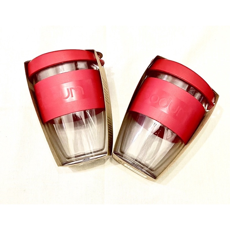 Bodum Joy Cup Travel Mug by Shiseido 2 Items. แก้วกาแฟร้อนและเย็น จำนวนจำกัด