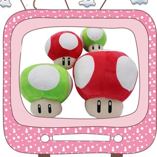 ตุ๊กตายัดนุ่น รูปเห็ดมาริโอ้น่ารัก 2 สี ของเล่นสําหรับเด็ก