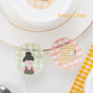 [STK-16] สติ๊กเกอร์ lovely day พร้อมส่ง สติ๊กเกอร์ตกแต่ง