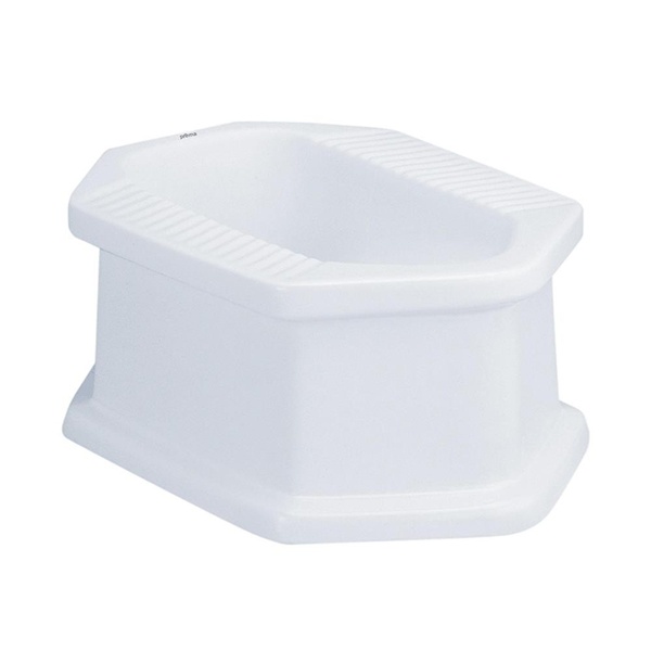 PREMA P39010 สุขภัณฑ์ชนิดนั่งยองราดน้ำ มีฐาน