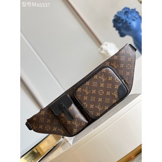 พรี​ ราคา6500 Lv louis vuitton Christopher M45337หนังแท้ กระเป๋าคาดอก กระเป๋า​คาด​เอว​กระเป๋าแฟชั่น