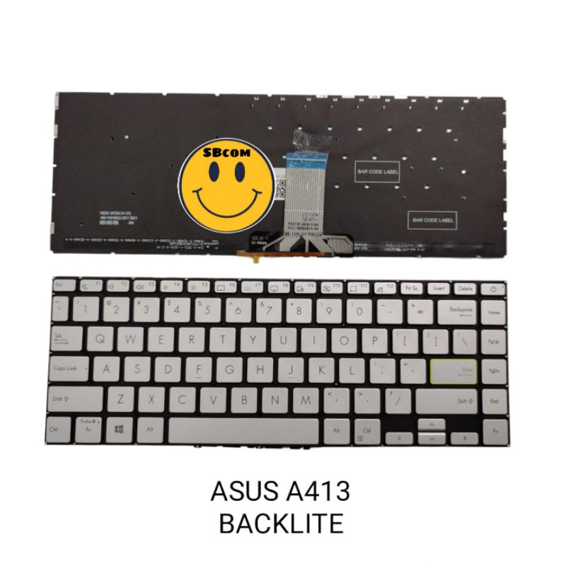 คีย์บอร์ด asus A413 A413E A413EP K413EA K413EQ K413FQ M413 S413 Backlite