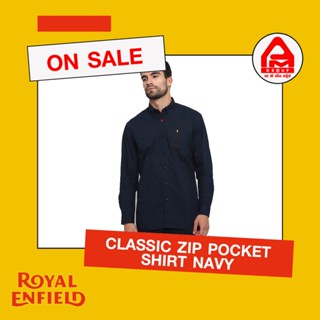 เสื้อเชิ้ต Classic Zip Pocket Royal Enfield