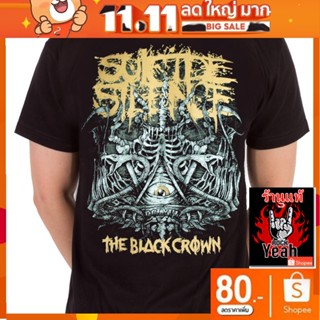 เสื้อวง Suicide Silence เสื้อยืดลาย ซูไซ ไซเลน เสื้อผ้าแฟชั่น เสื้อวิ่ง เสื้อวินเทจ RCM1157