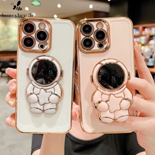 TPU เคสโทรศัพท์ For Huawei P60 P50 40 Pro นักบินอวกาศที่วางโทรศัพท์เคส